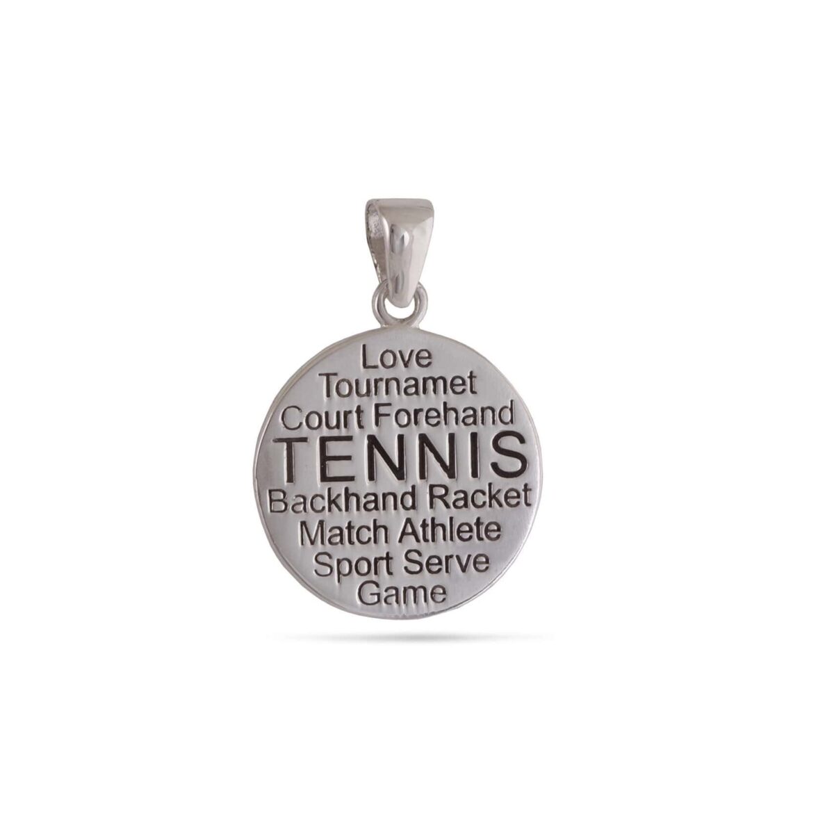 Silver Tennis Pendant "Tennis"