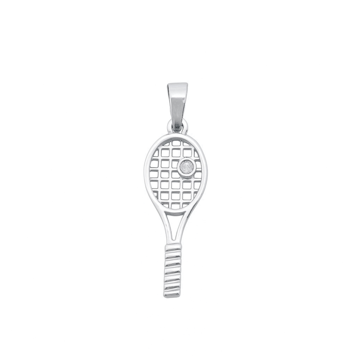 Висулка тенис ракета "Racket Charm" с циркон